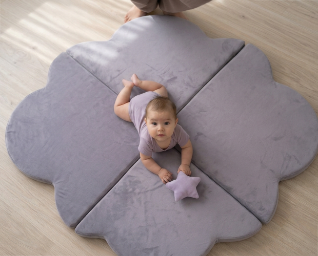 Ideal para tummy time e desenvolvimento