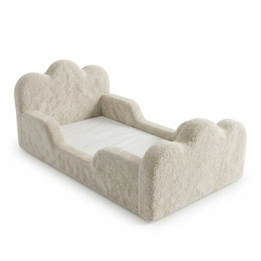 Cama Montessori Infantil Sonhos Duo Solteiro - Bege