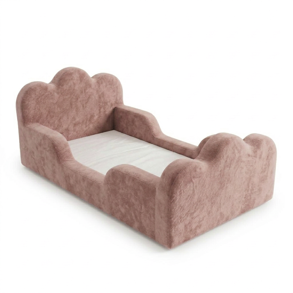 Cama Montessori Infantil Sonhos Duo Solteiro - Rosa