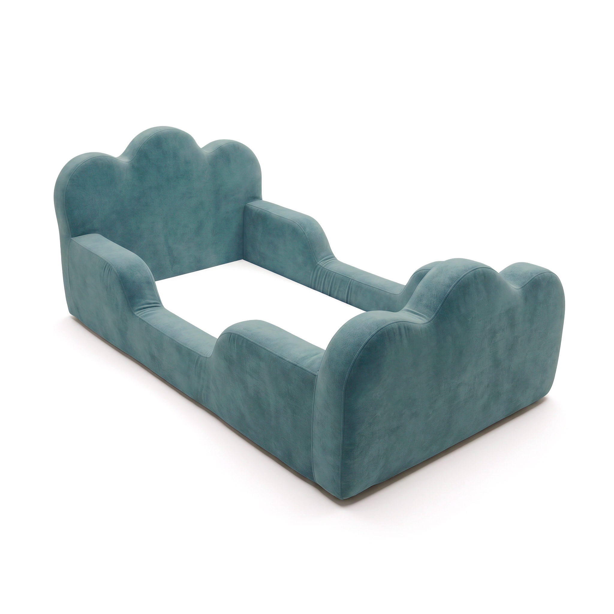 Cama Montessoriana Infantil Sonhos Duo Solteiro - Azul