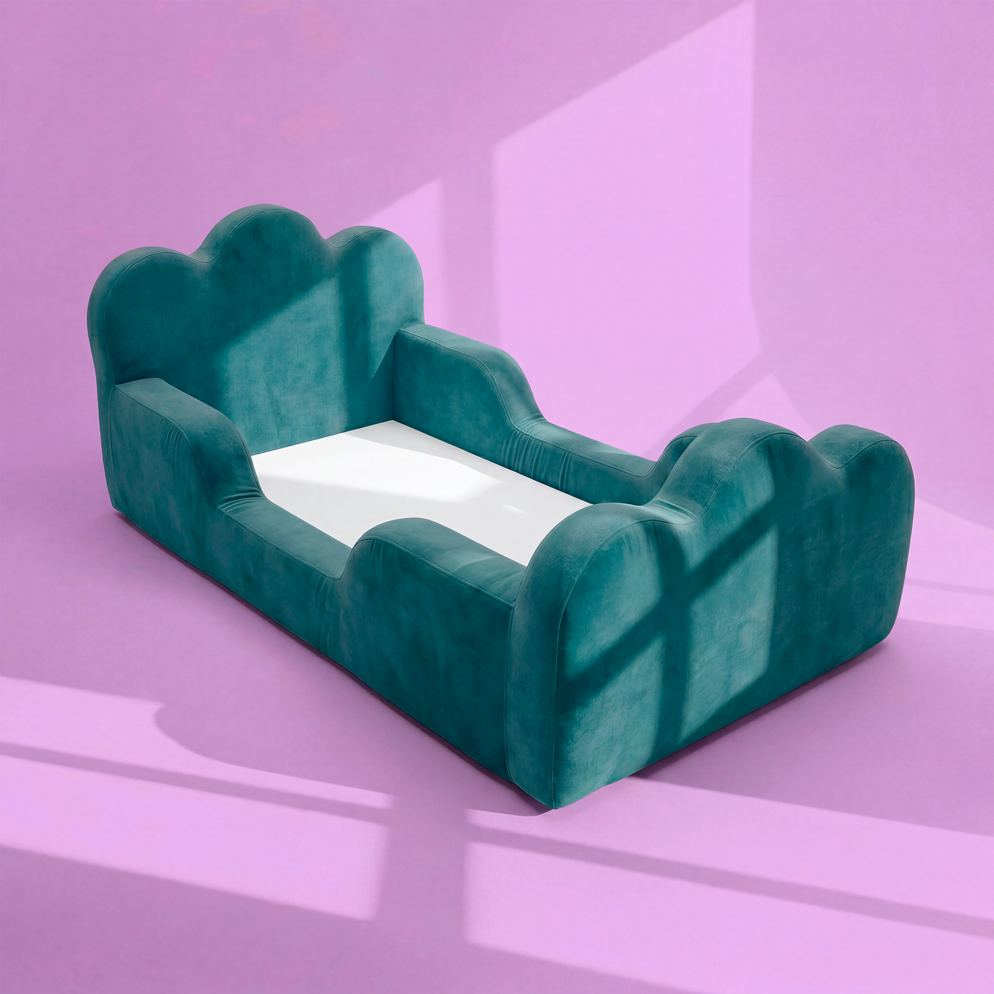 Cama Montessoriana Infantil Sonhos Duo Solteiro - Azul