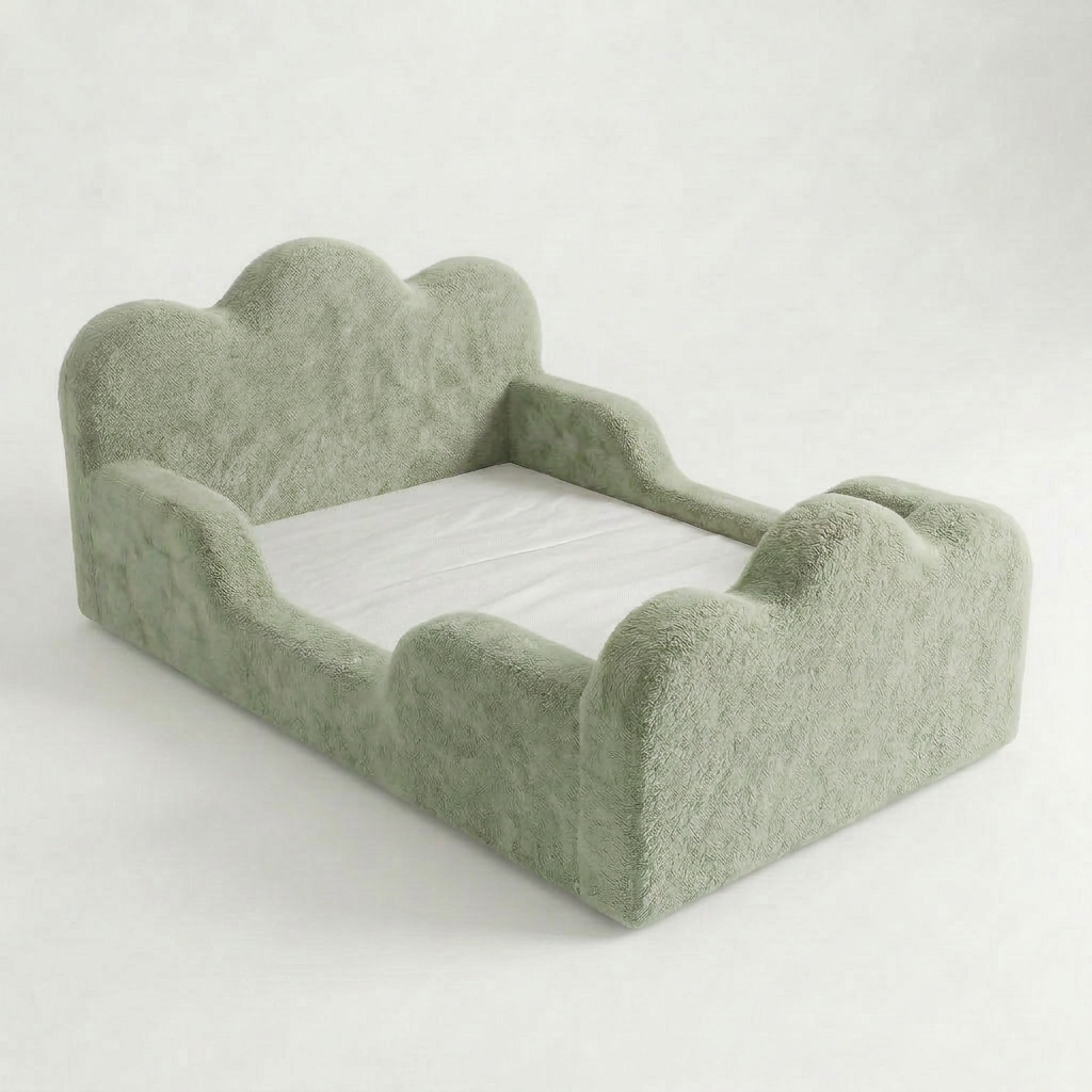 Cama Montessori Infantil Sonhos Duo Casal - Verde