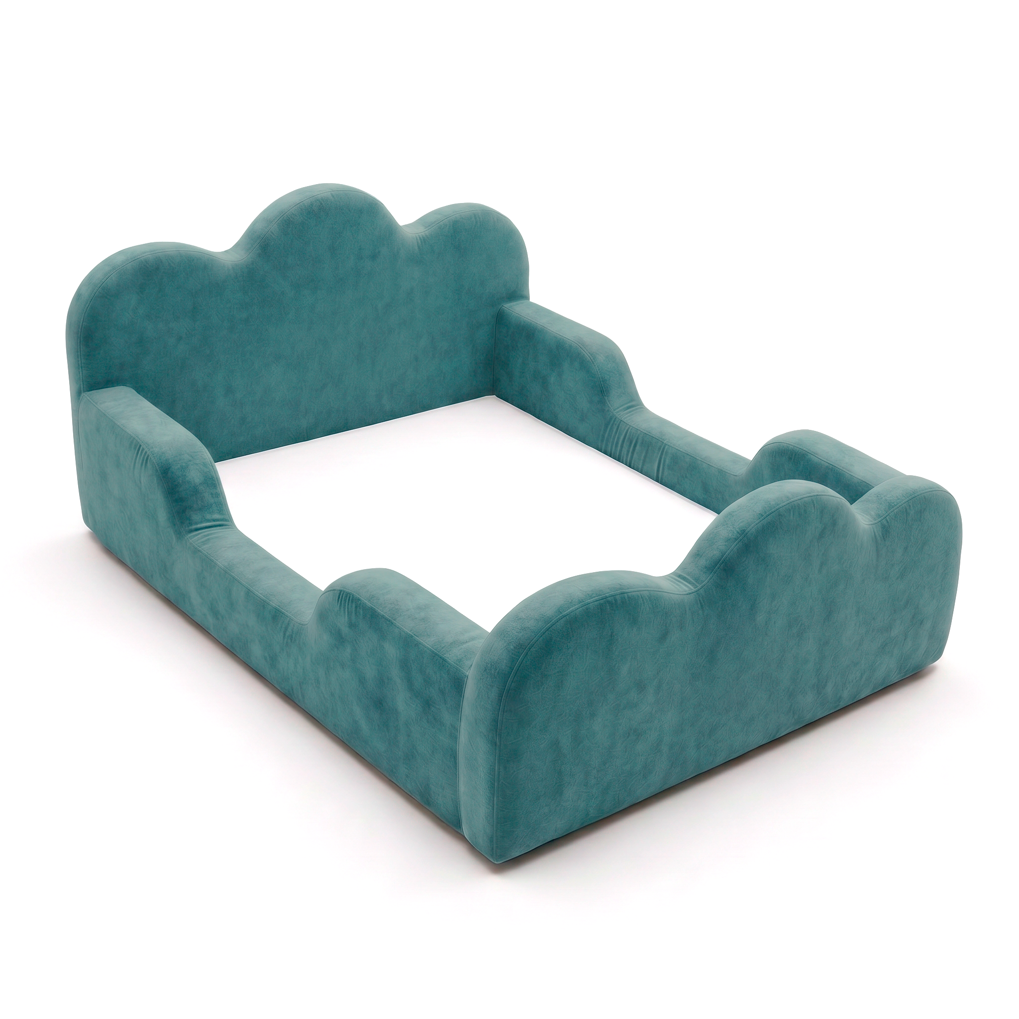 Cama Montessoriana Infantil Sonhos Duo Casal - Azul