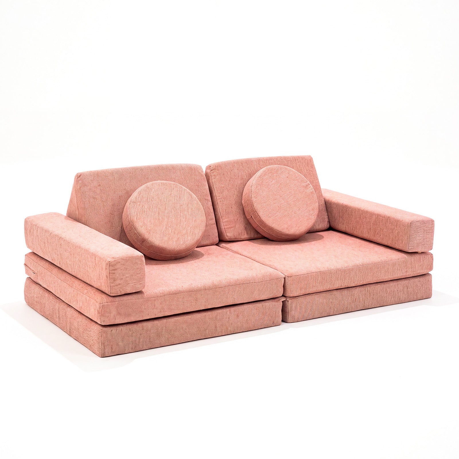 Sofá Modular Infantil Aventuras Play - Rosa
