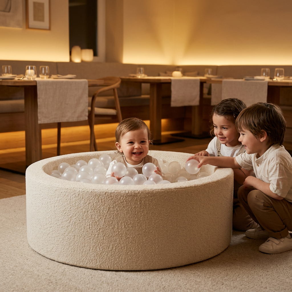 Piscina de Bolinhas Infantil Aventuras Play - Bege