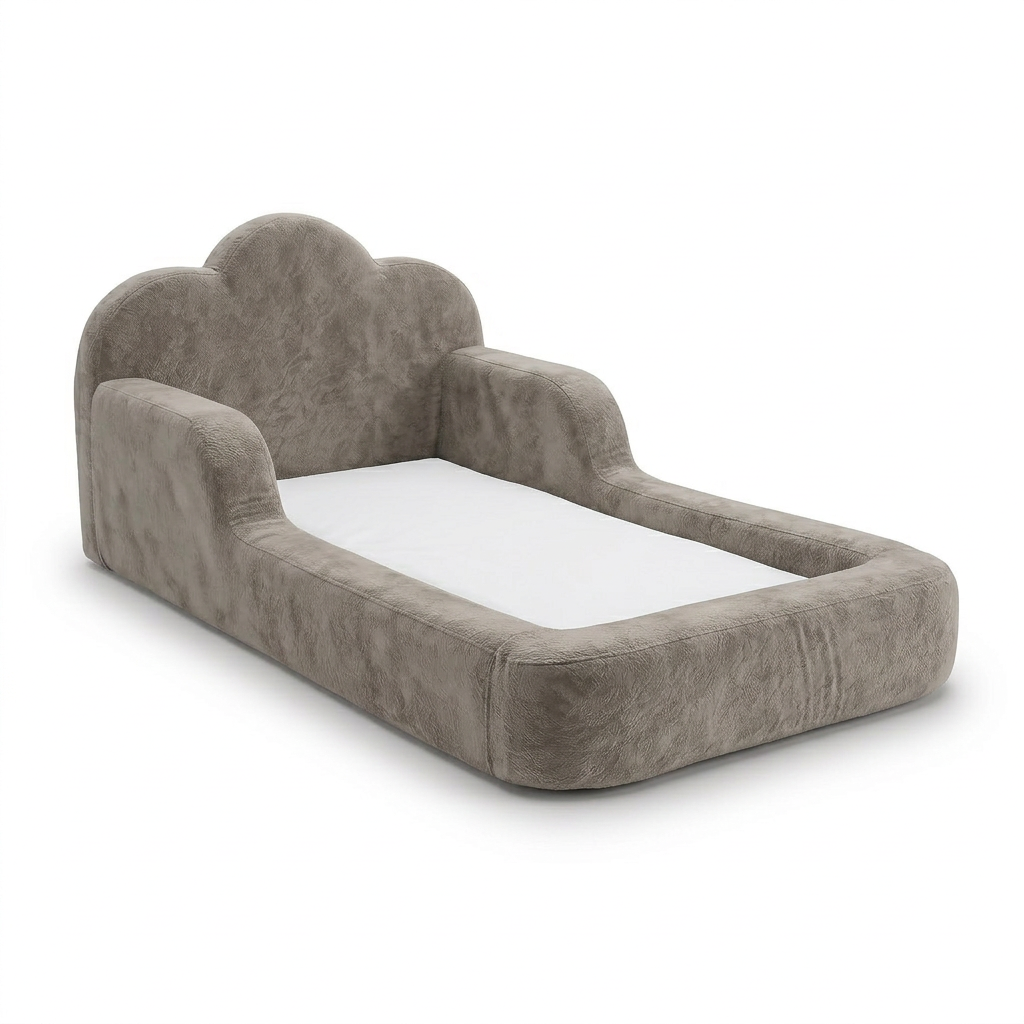 Cama Montessori Infantil Sonhos One Solteiro  - Cinza