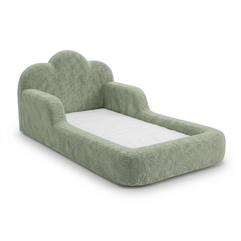 Cama Montessori Infantil Sonhos One Solteiro  - Verde