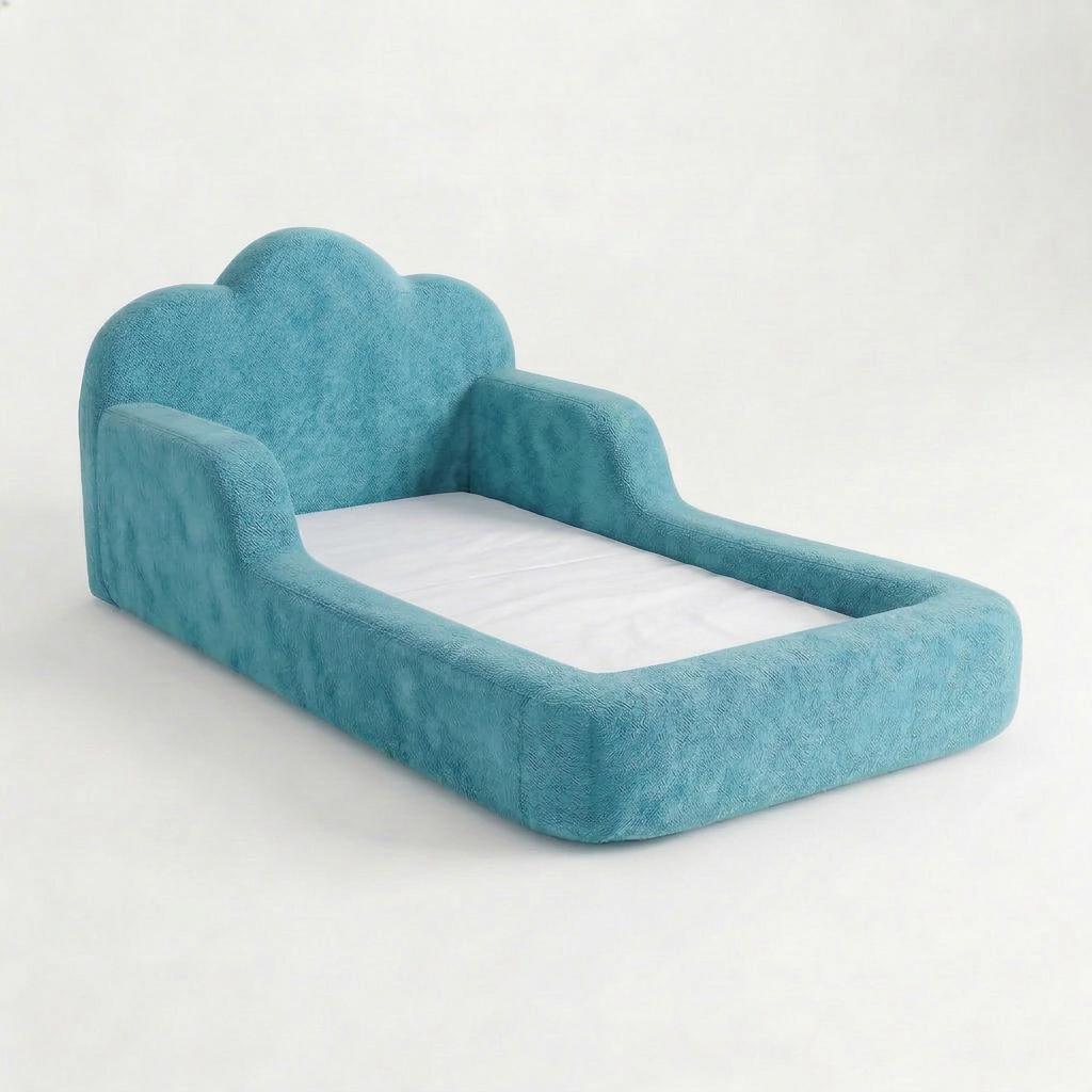 Cama Montessori Infantil Sonhos One Solteiro  - Azul