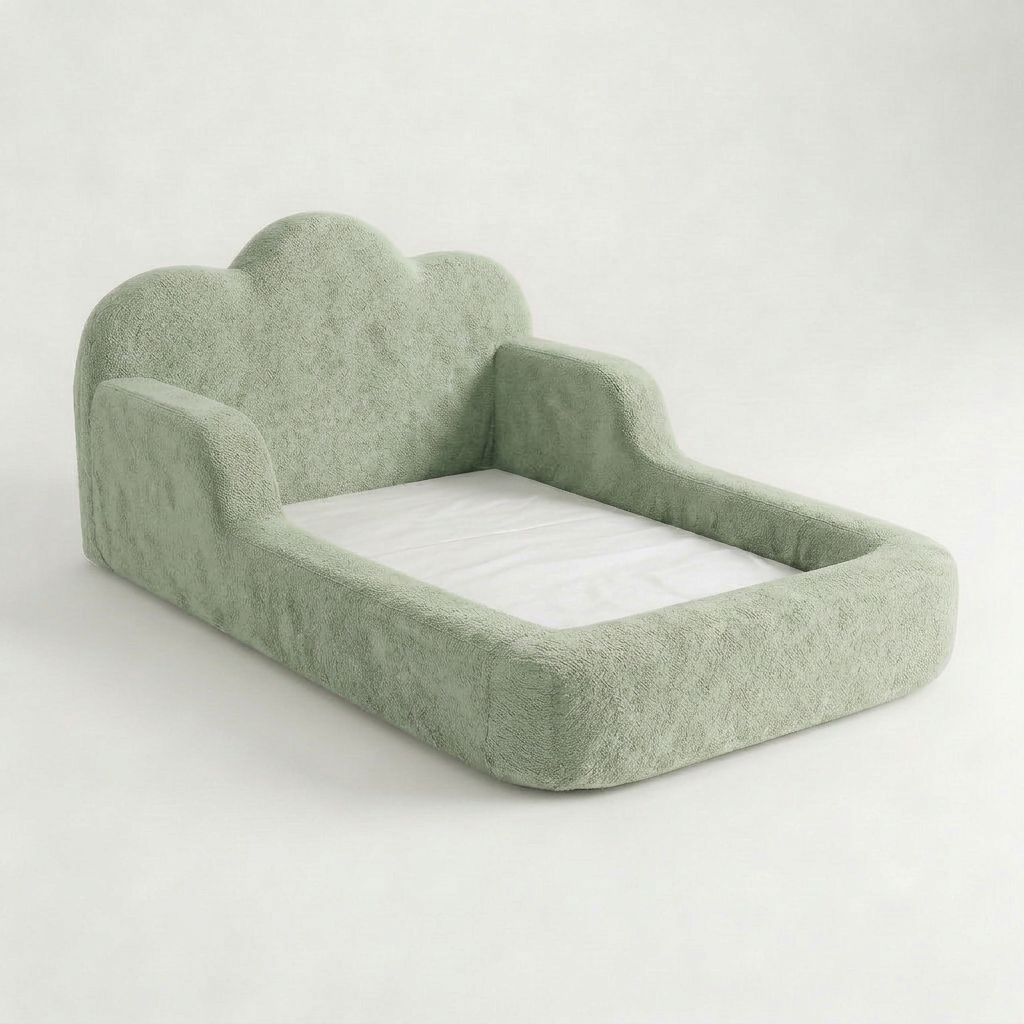Cama Montessori Infantil Sonhos One Casal - Verde