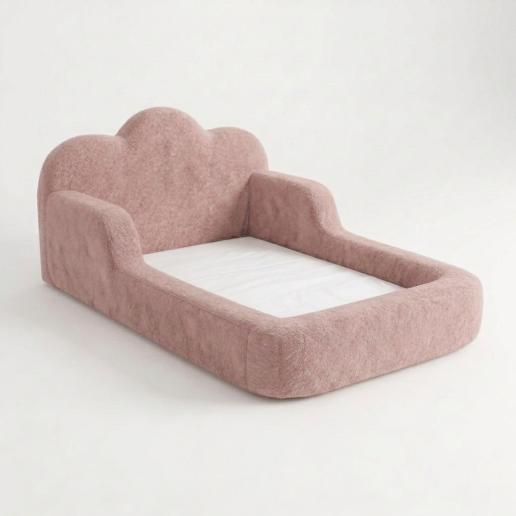 Cama Montessori Infantil Sonhos One Casal- Rosa
