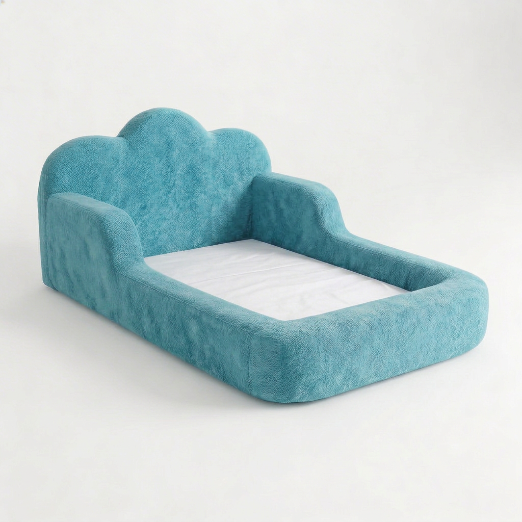 Cama Montessori Infantil Sonhos One Casal- Azul