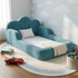 Cama Montessori Infantil Sonhos One Casal- Azul