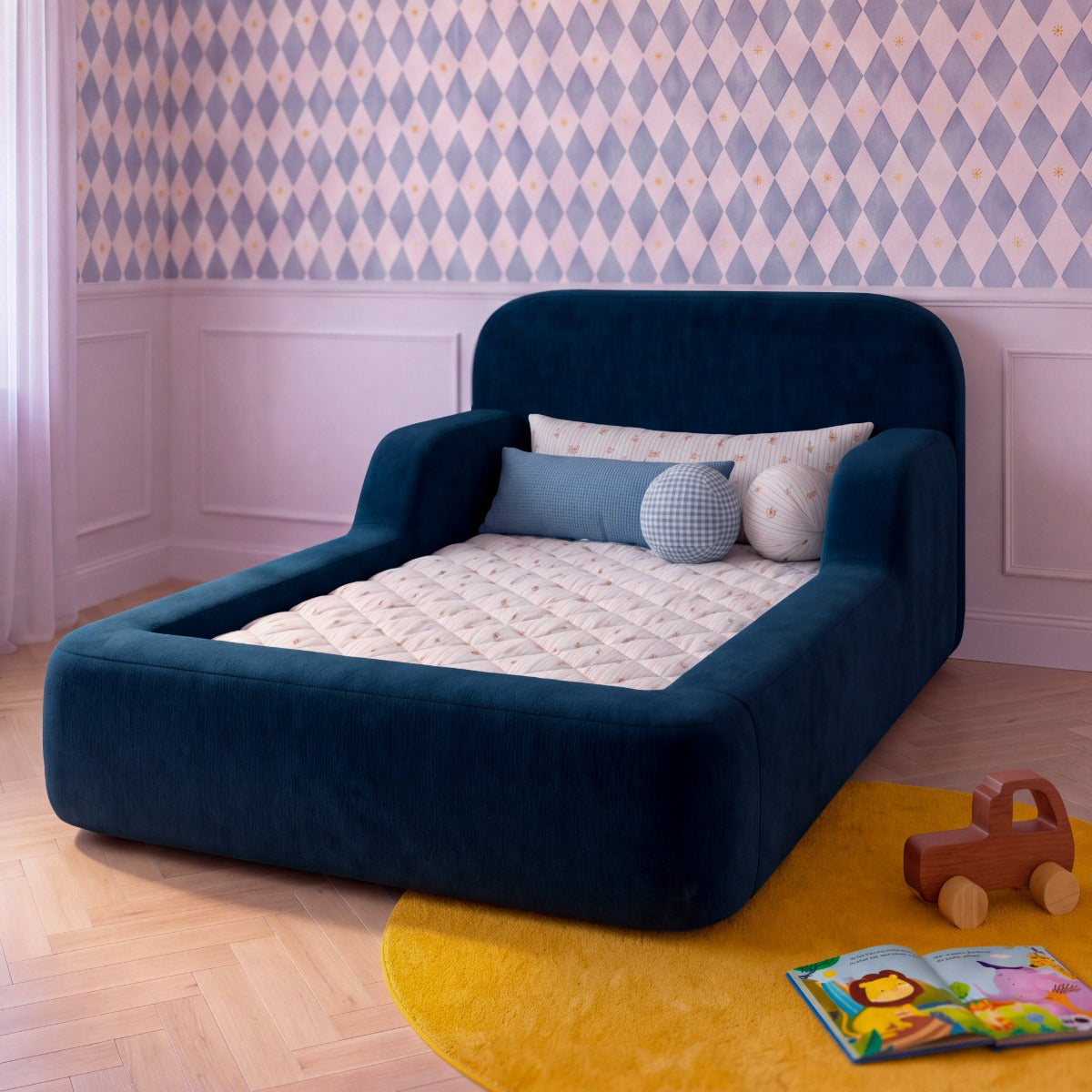 Cama Montessoriana Geow Azul Marinho