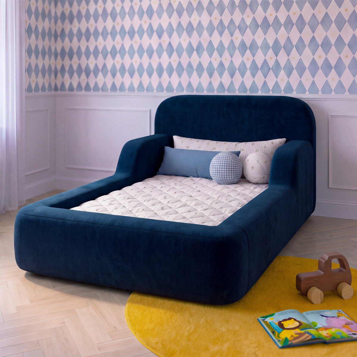 Cama Montessoriana Geow Azul Marinho