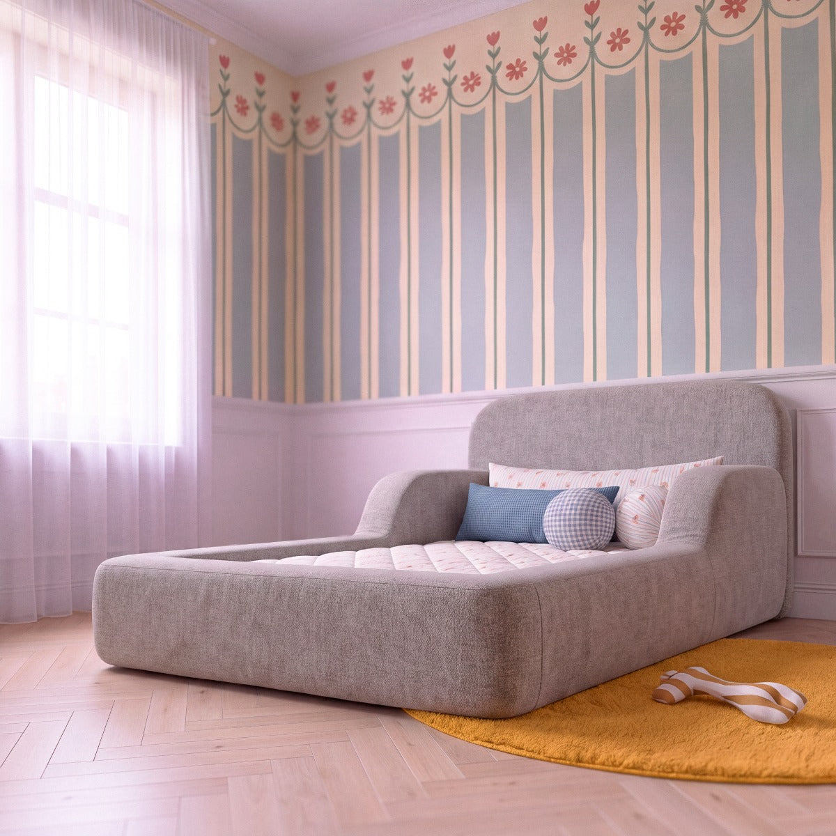 Cama Montessoriana Geow Cinza