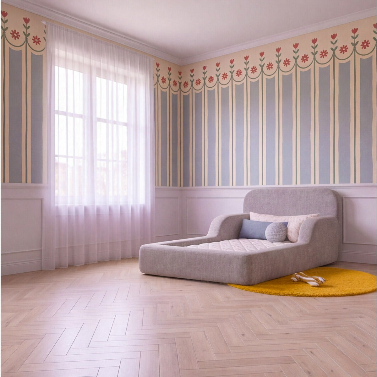 Cama Montessoriana Geow Cinza
