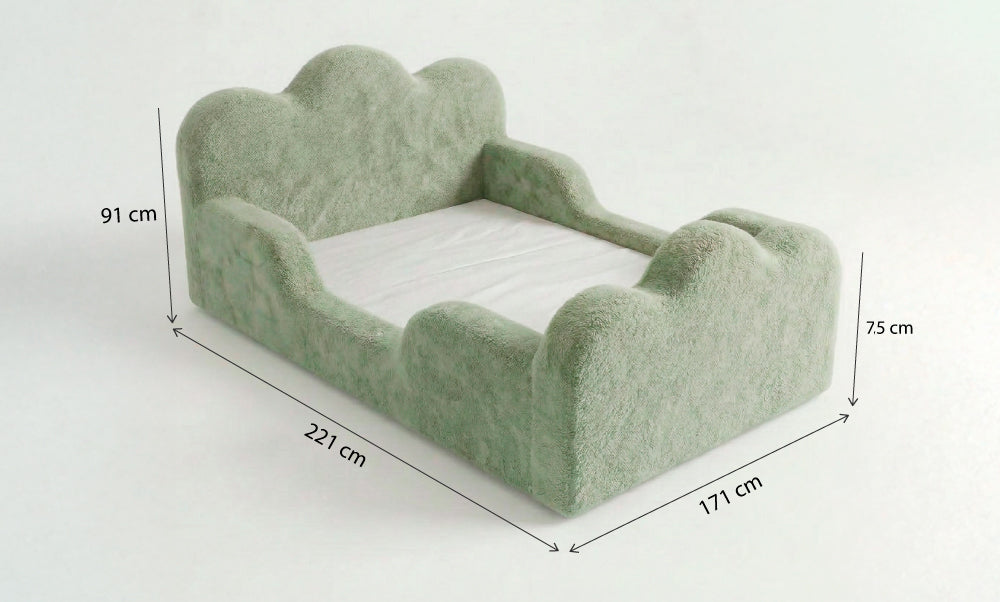 Cama Montessori Infantil Sonhos Duo Casal - Verde