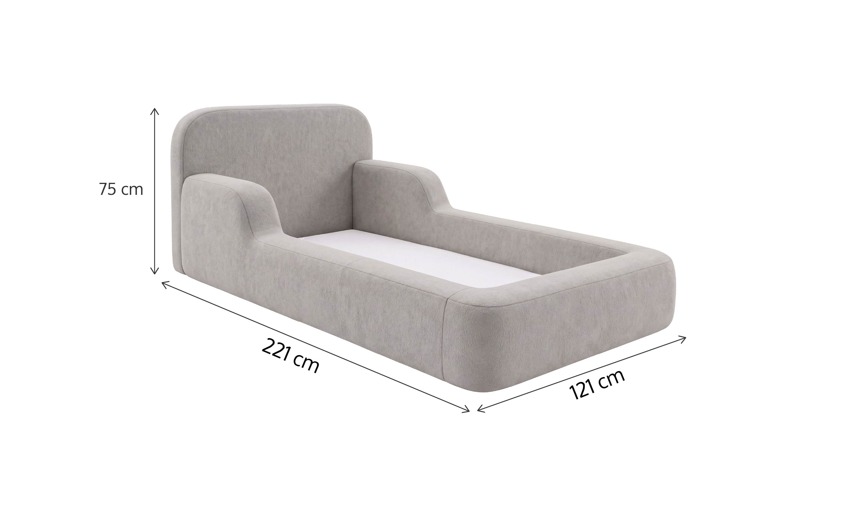 Cama Montessoriana Geow Cinza
