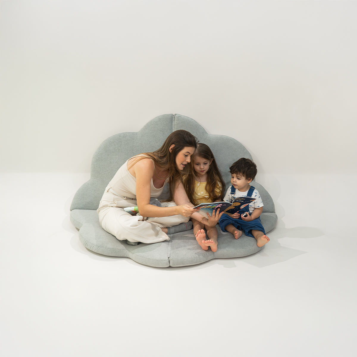 Tatame Modular Infantil Sonhos - Cinza