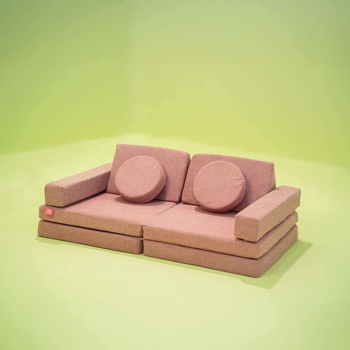 Sofá Modular Infantil Aventuras Play - Rosa