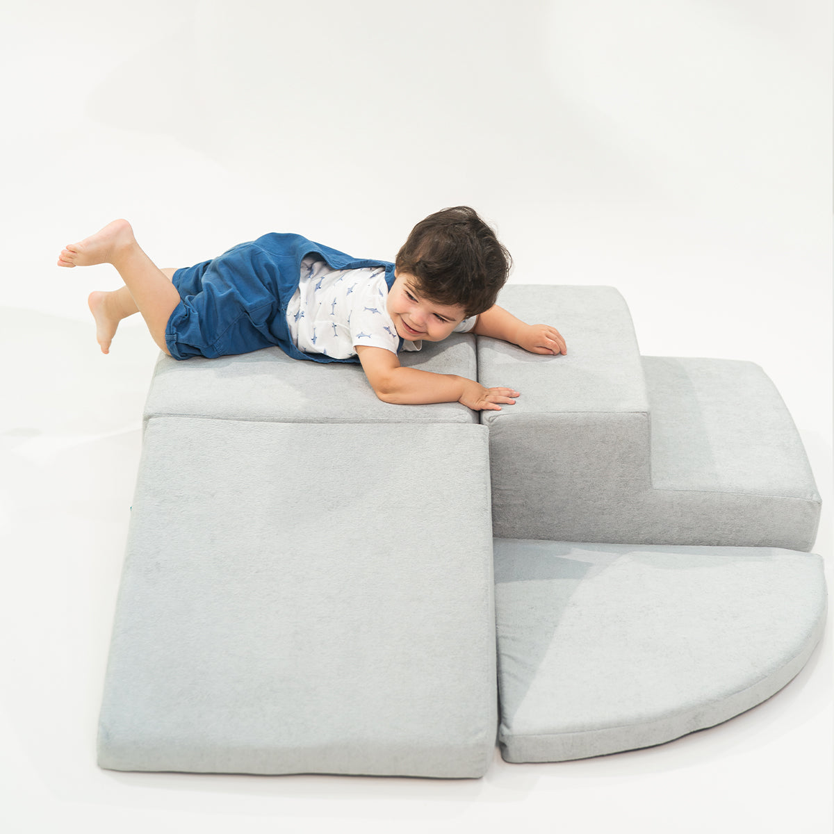 Circuito Modular de Brincar Infantil Aventuras Play - Cinza