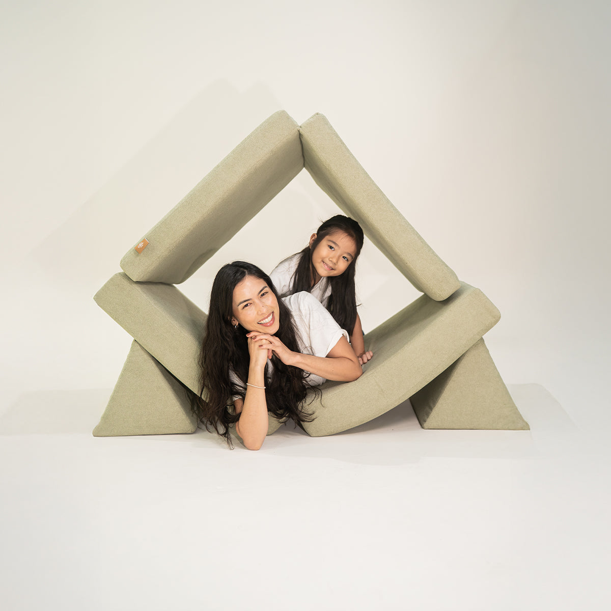 Sofá Modular Infantil Aventuras Play - Verde