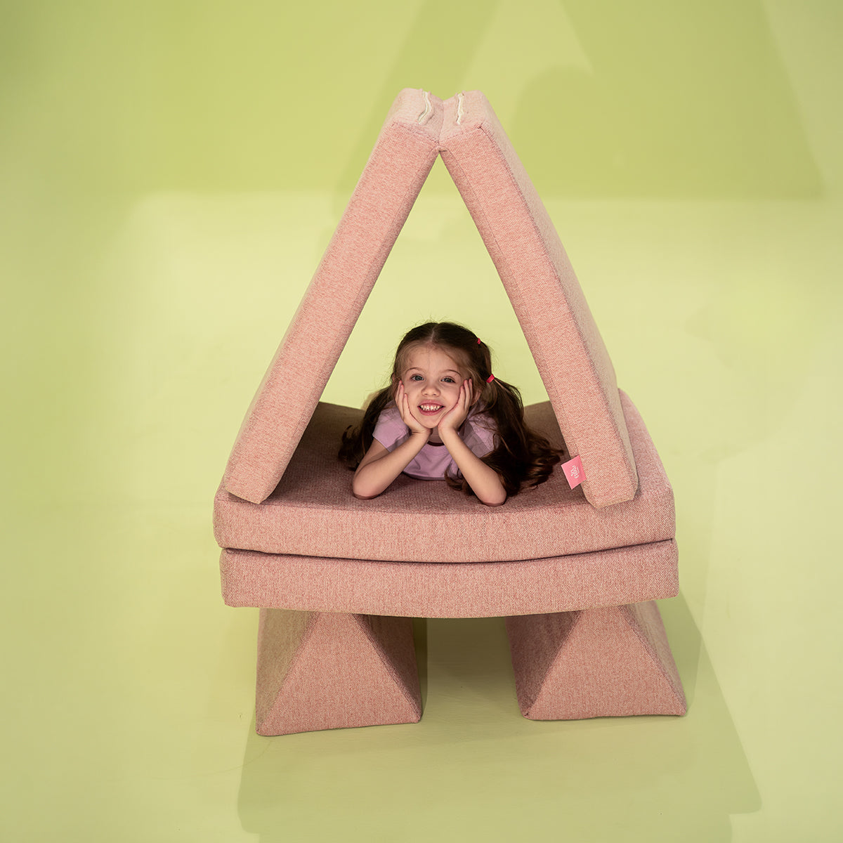 Sofá Modular Infantil Aventuras Play - Rosa