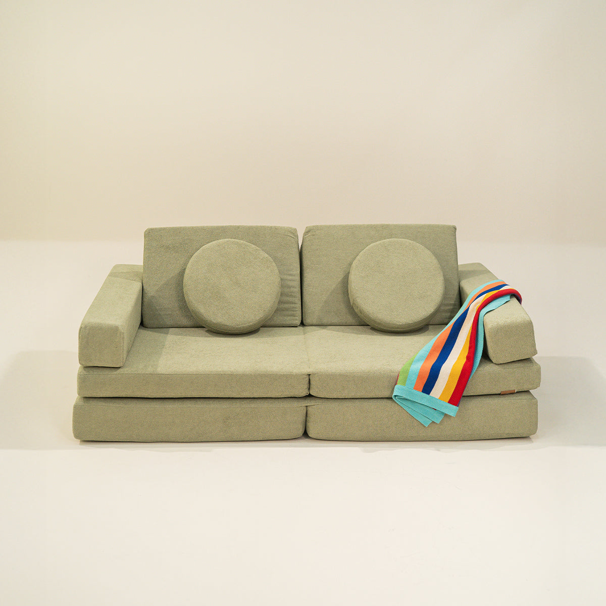 Sofá Modular Infantil Aventuras Play - Verde