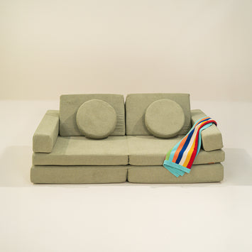 Sofá Modular Infantil Aventuras Play - Verde