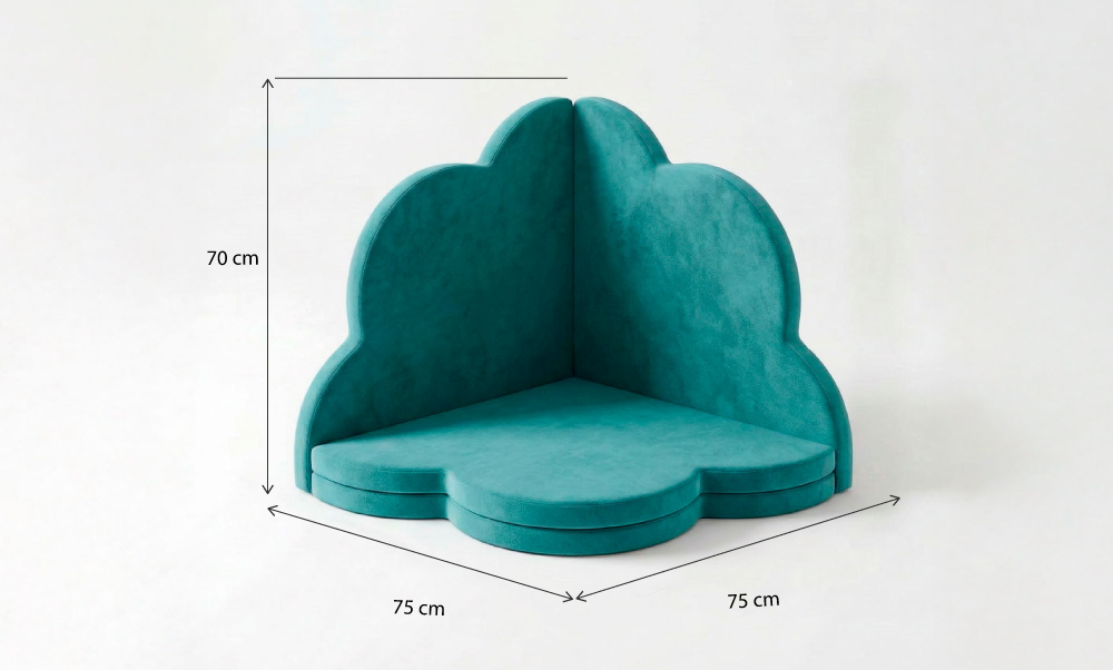 Tatame Modular Infantil Sonhos - Azul