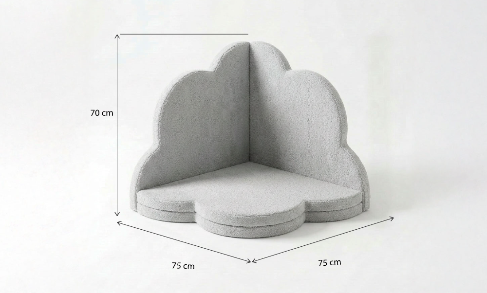 Tatame Modular Infantil Sonhos - Cinza